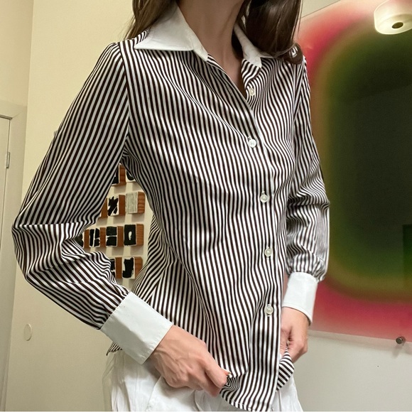 Vintage Striped Blouse - Picture 2 of 8